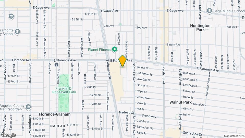 7310 Roseberry Ave, Unit A Map and Location Details