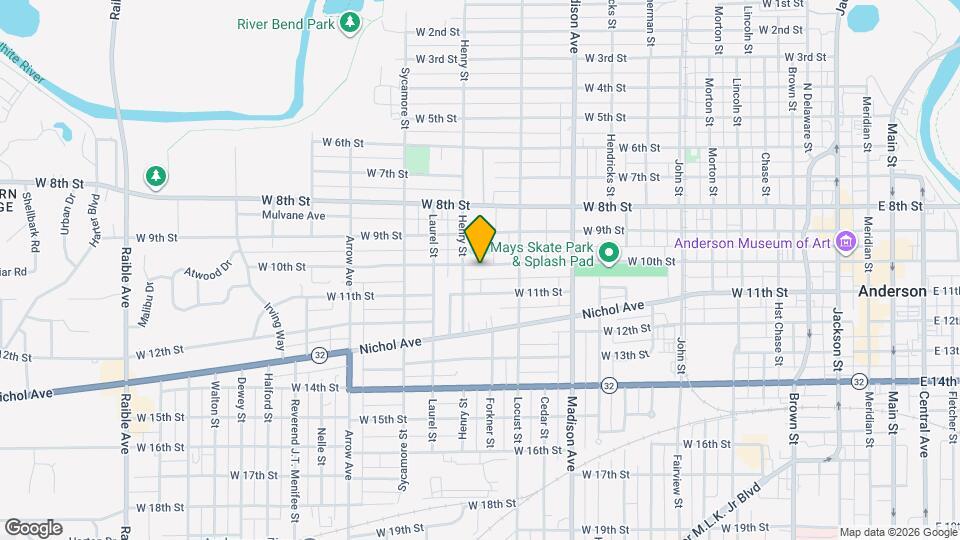 1315 W 10th St Mapa y Detalles de la Ubicación