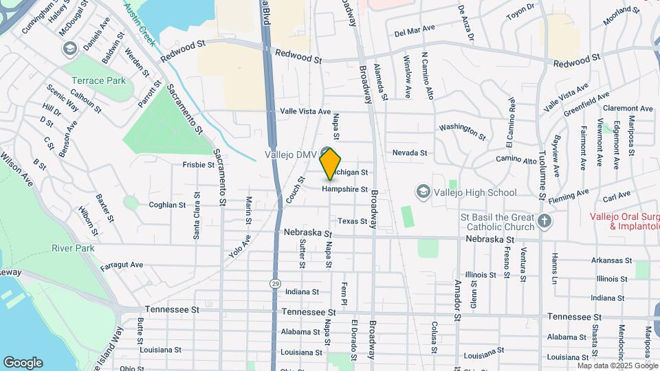 2305 Napa St Map and Location Details