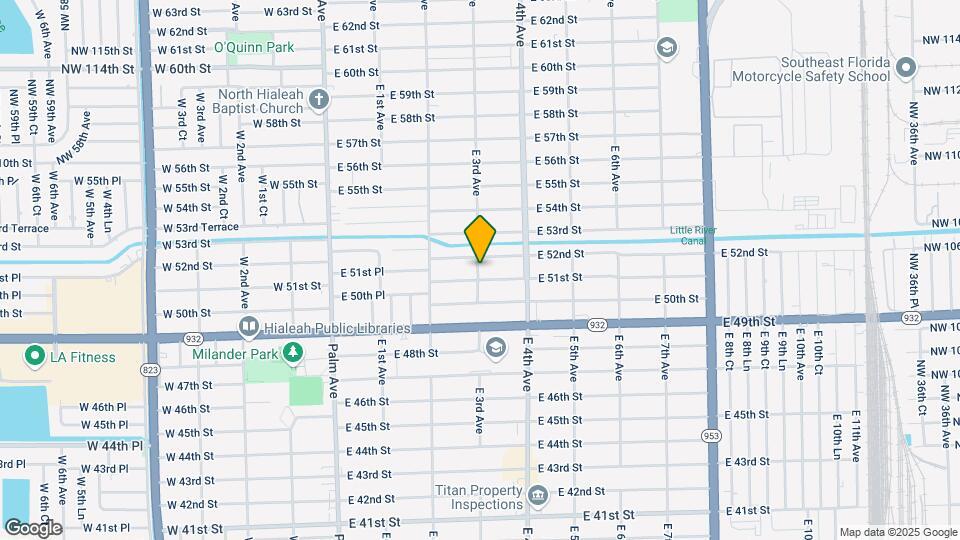 5145 E 3rd Ave Map and Location Details