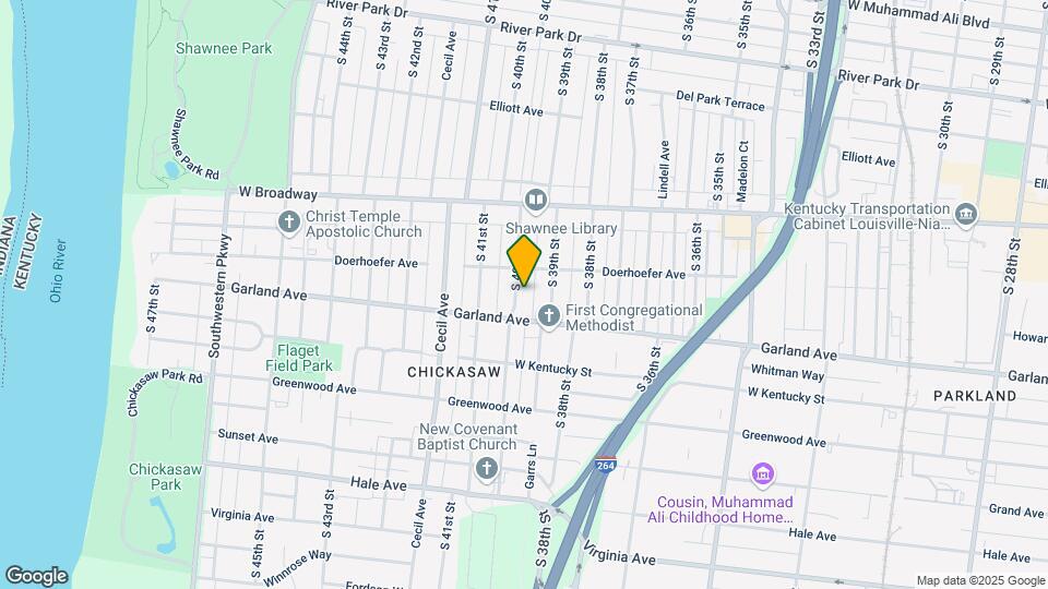 819 S 40th St Map and Location Details