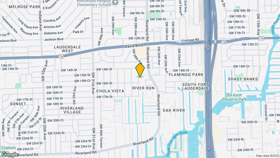 1548 SW 28th Ave Mapa y Detalles de la Ubicación