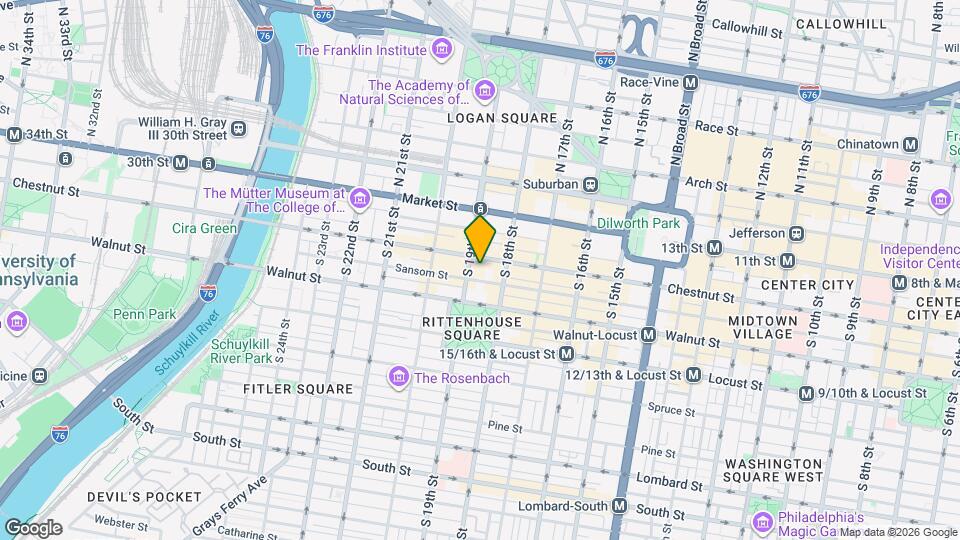 1824 Chestnut St Map and Location Details