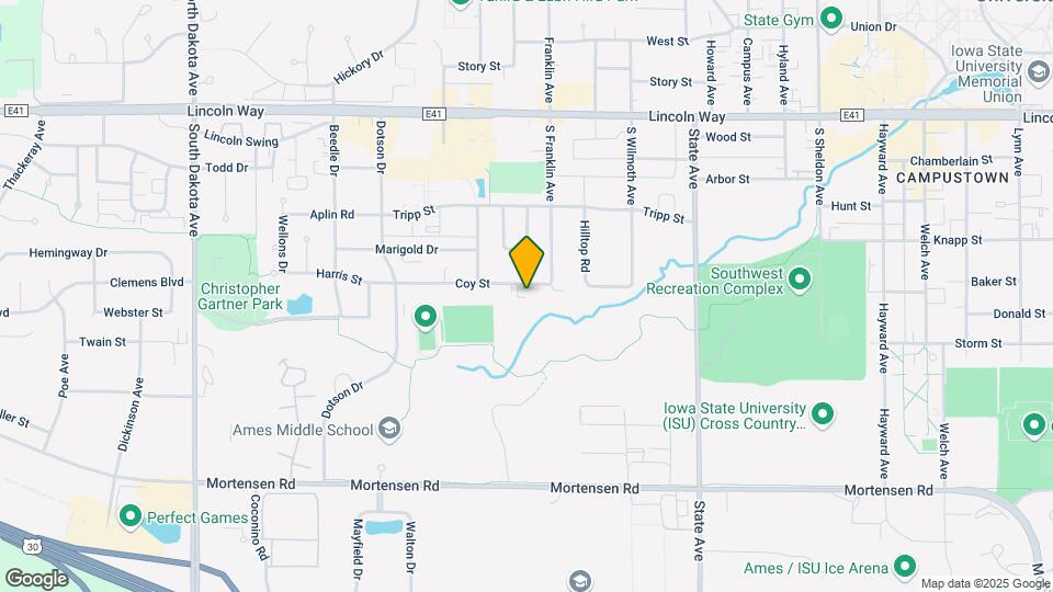 3418 Coy St Map and Location Details