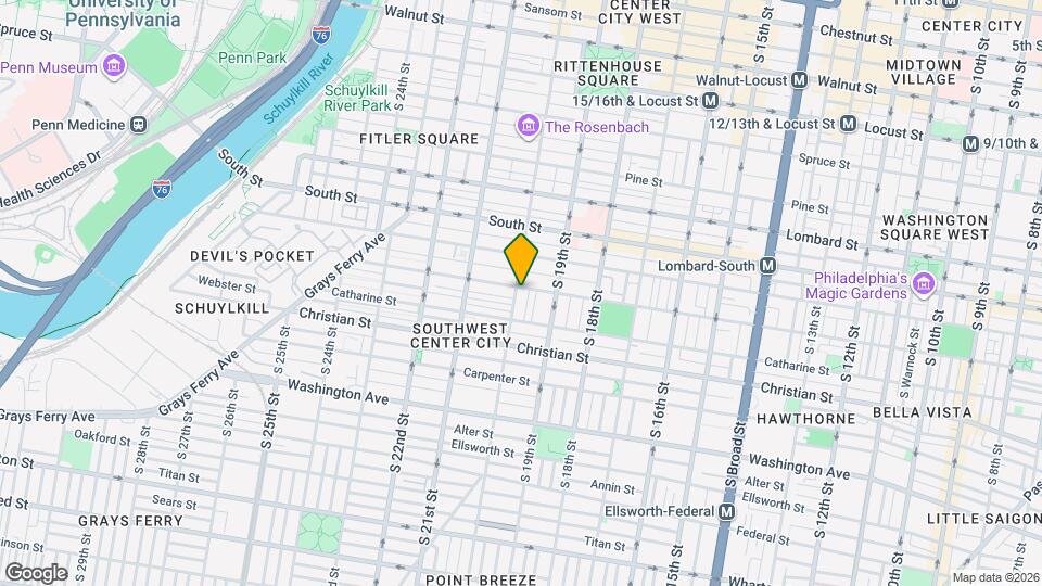 743 S 20th St Map and Location Details