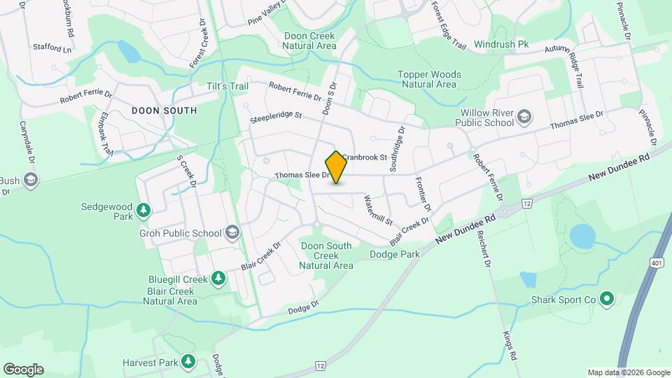 43 Watermill St Map and Location Details