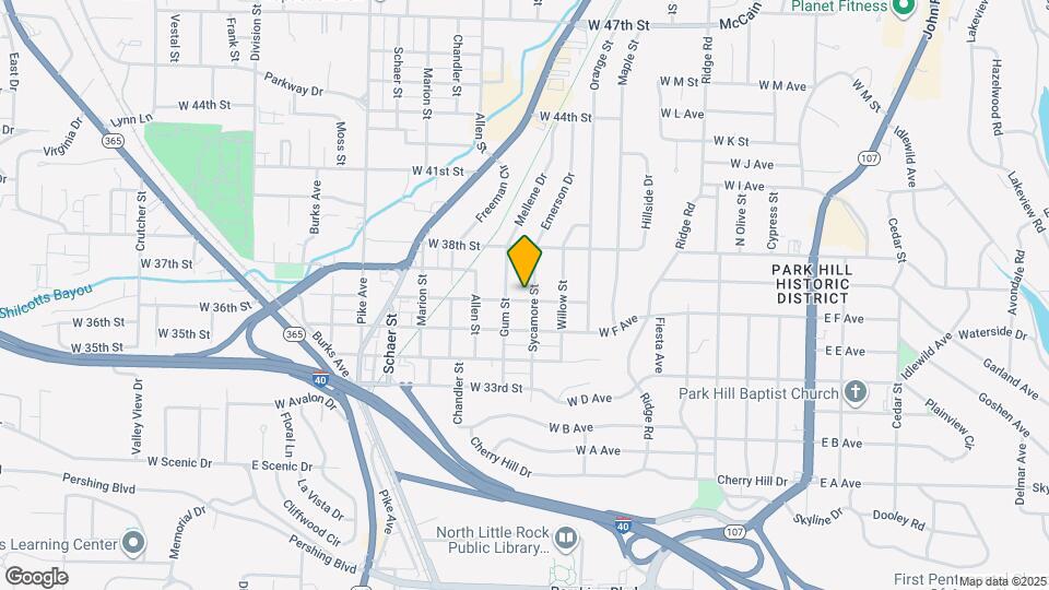 505 W 36th St Map and Location Details