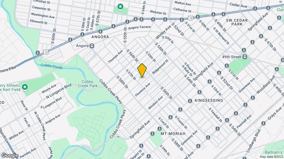 5640 Pentridge St Map and Location Details