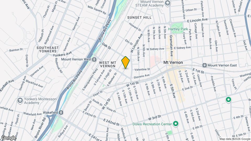 13 N Bond St Map and Location Details