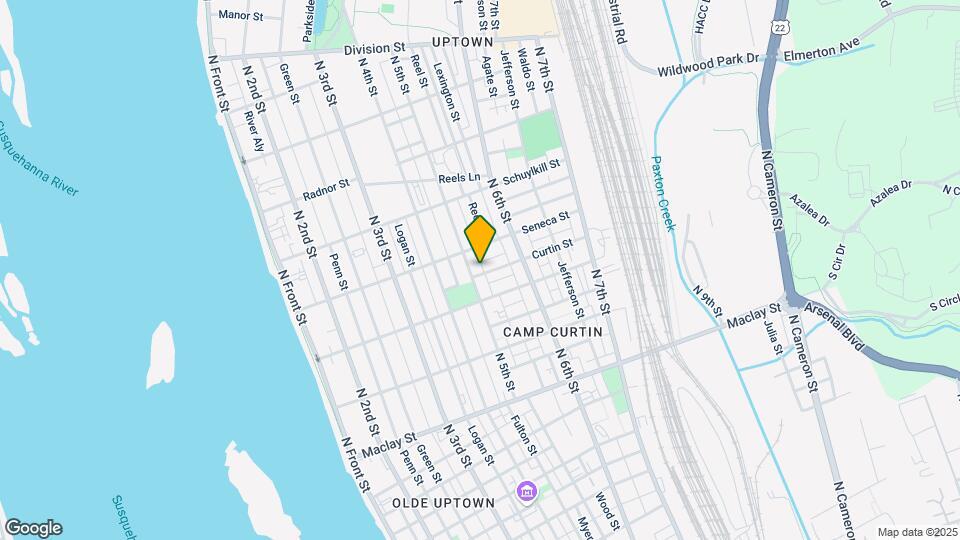 512 Curtin St Map and Location Details