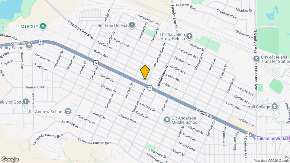 1303 Mountain View St Map and Location Details