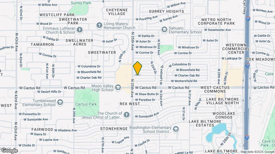 3429 W Charter Oak Rd Map and Location Details