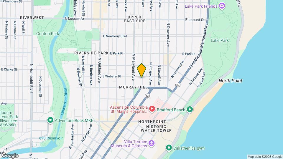 2537 N Farwell Ave Mapa y Detalles de la Ubicación
