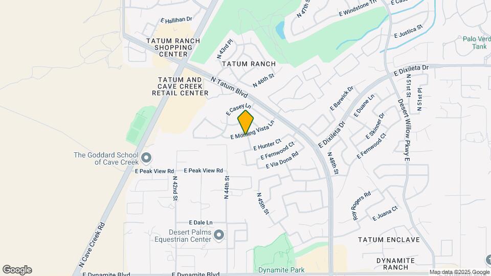 4443 E Morning Vista Ln Map and Location Details