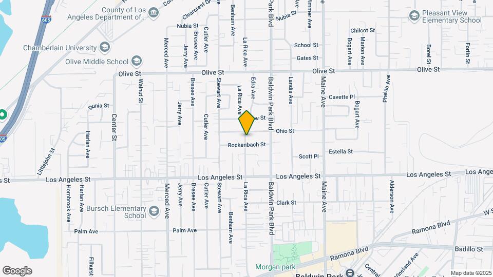 4546 La Rica Ave Map and Location Details