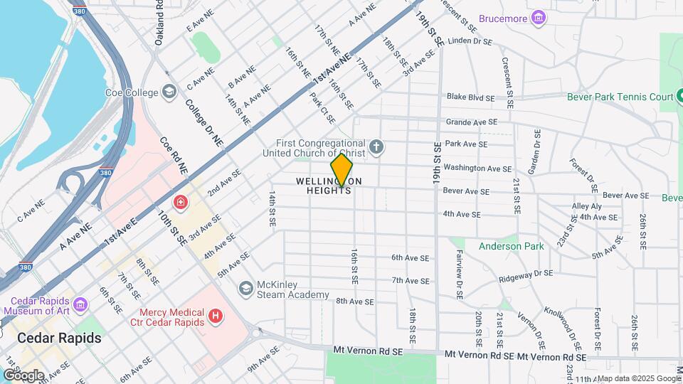 1549 Bever Ave SE Map and Location Details