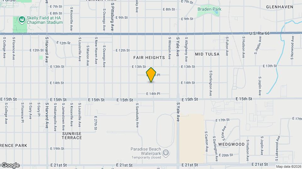 1402 S Urbana Ave Map and Location Details