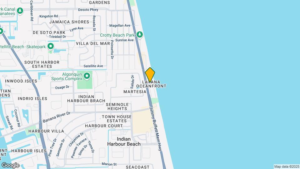 1851 Florida A1A Mapa y Detalles de la Ubicación