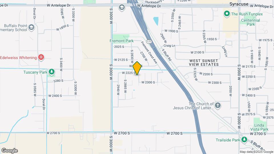 2258 S 2775 W Map and Location Details