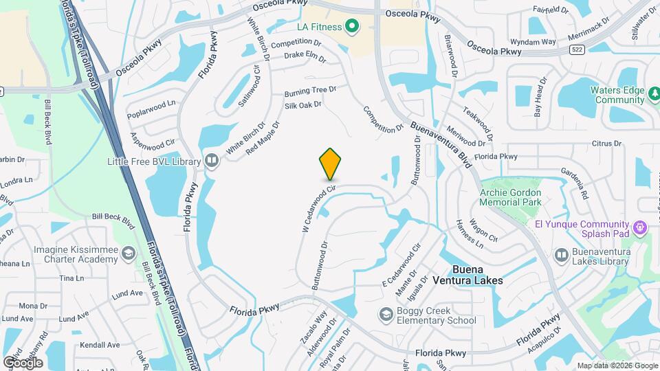 106 W Cedarwood Cir Map and Location Details