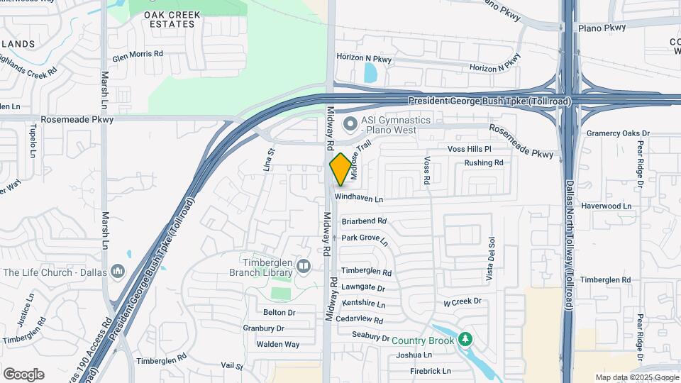 4011 Windhaven Ln Map and Location Details