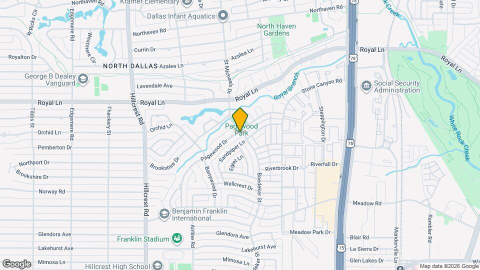 10696 Pagewood Dr Map and Location Details