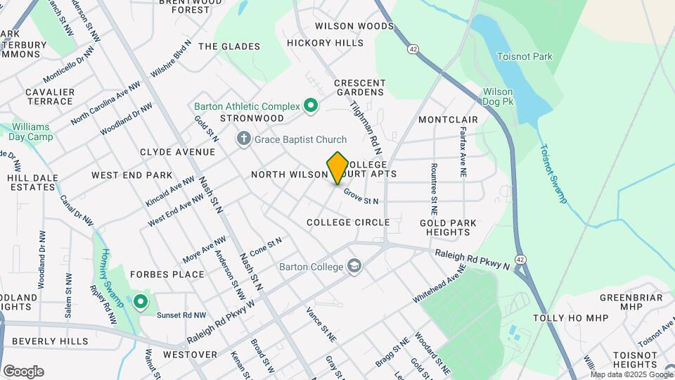 516 Winstead St N Map and Location Details