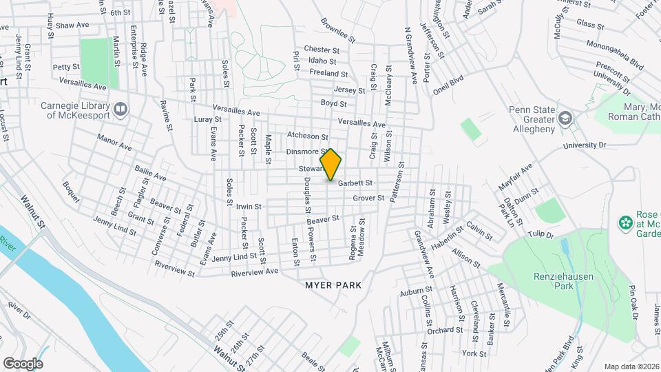 3002 Garbett St Map and Location Details