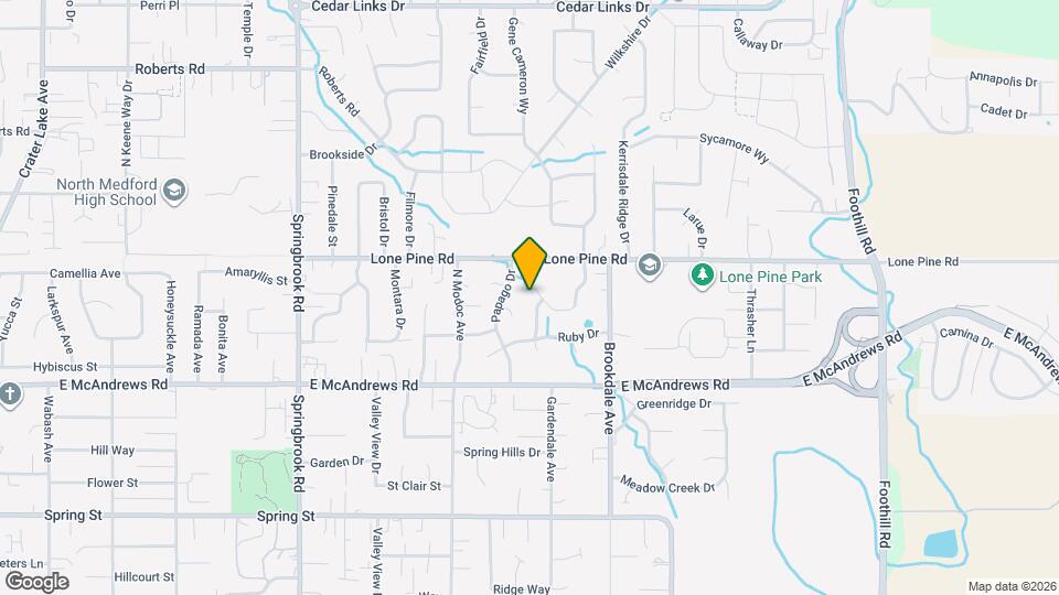 1548 Inverness Dr Map and Location Details