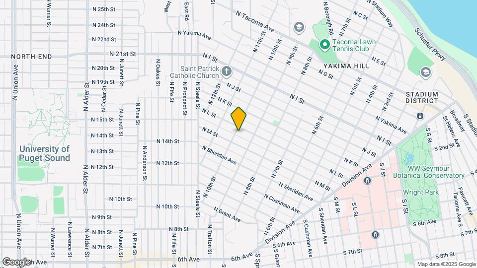 1208 N 10th St Map and Location Details