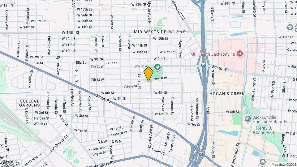 1648 N Myrtle Ave Mapa y Detalles de la Ubicación