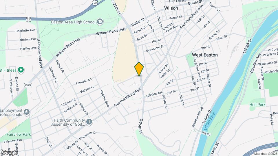 1051 S 25th St Mapa y Detalles de la Ubicación