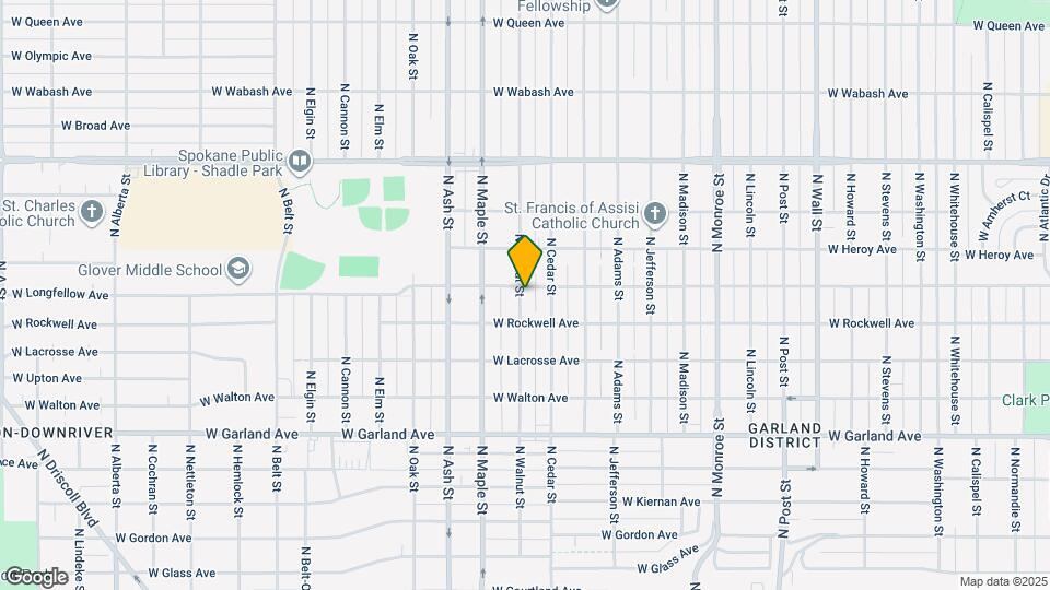 4224 N Walnut St Map and Location Details