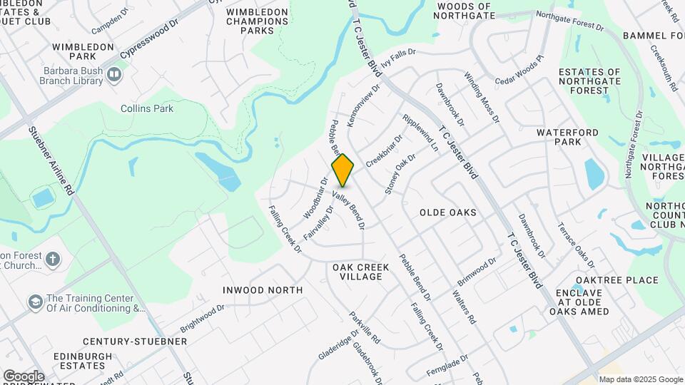 3615 Fairvalley Dr Map and Location Details