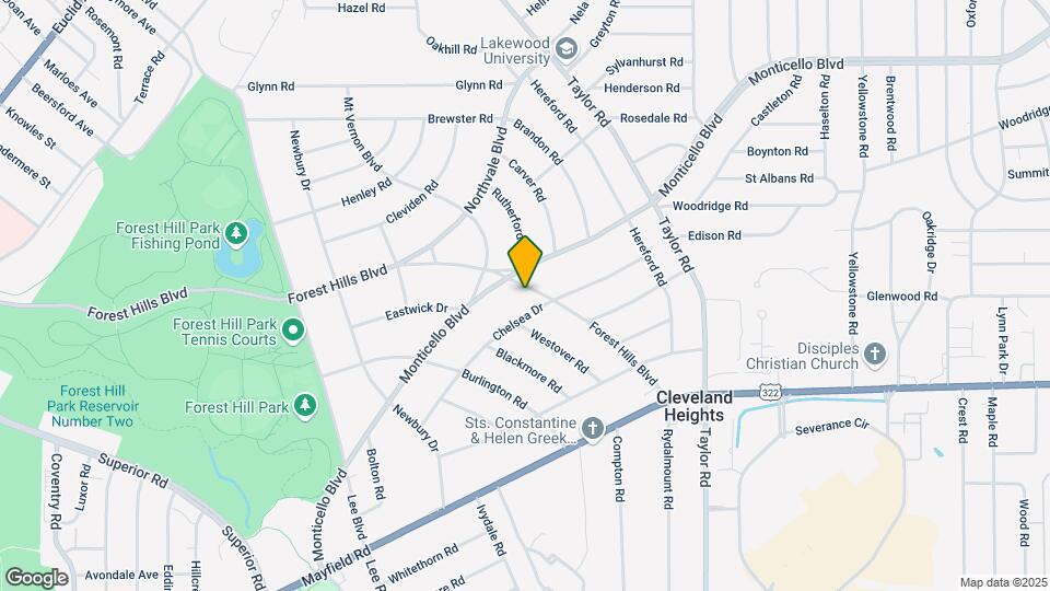 1310 Forest Hills Blvd Map and Location Details