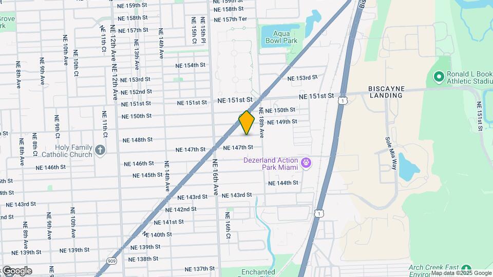 1730 NE 148th St, Unit A1 Map and Location Details