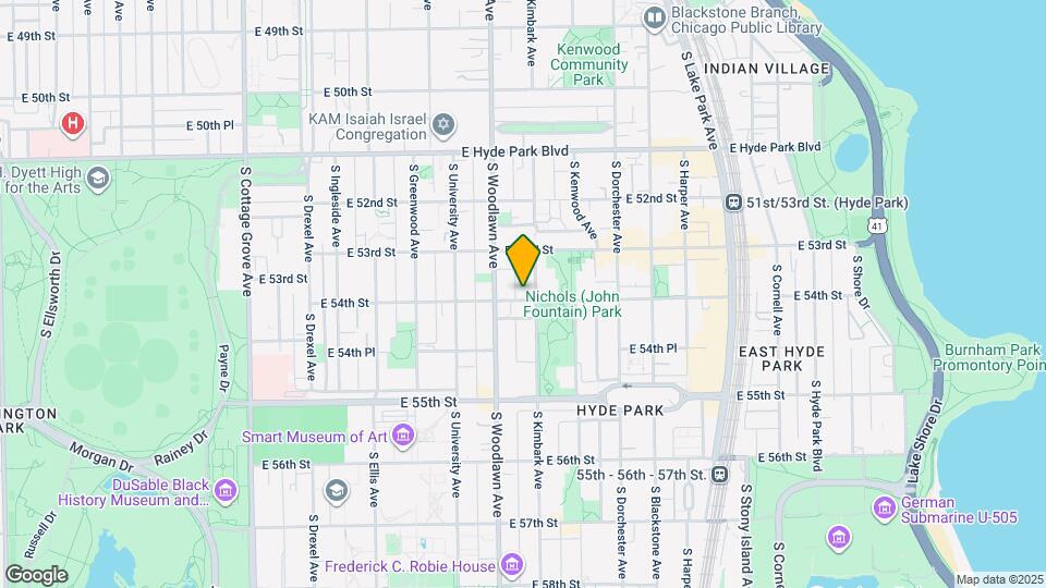 1226 E 54th St Map and Location Details