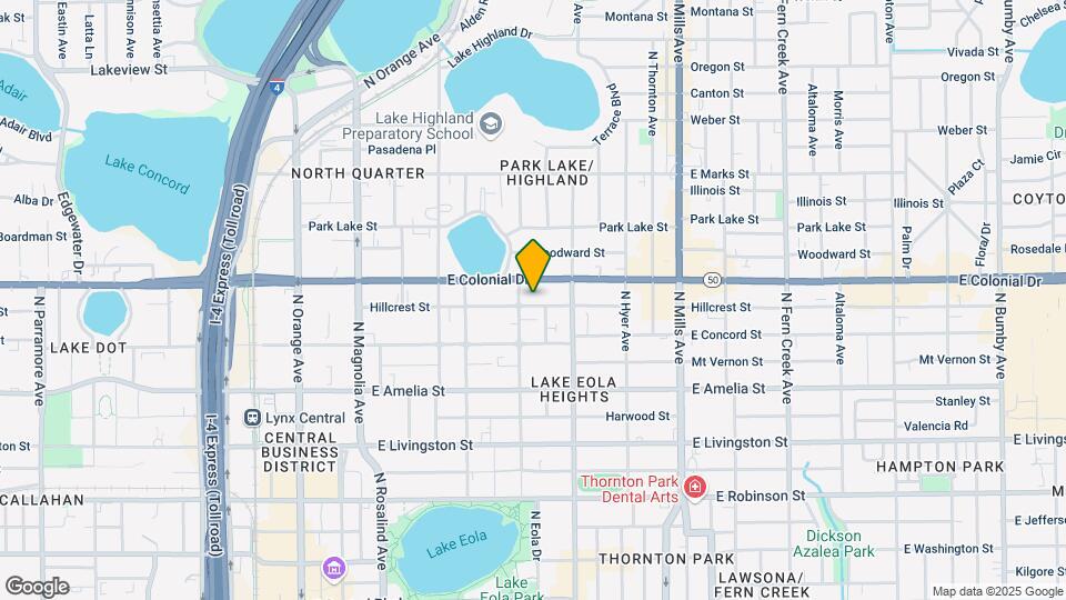 611 Hillcrest St, Unit 2 Map and Location Details