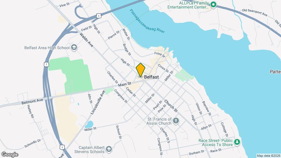 126 Church St, Unit 2 SOUTH Map and Location Details