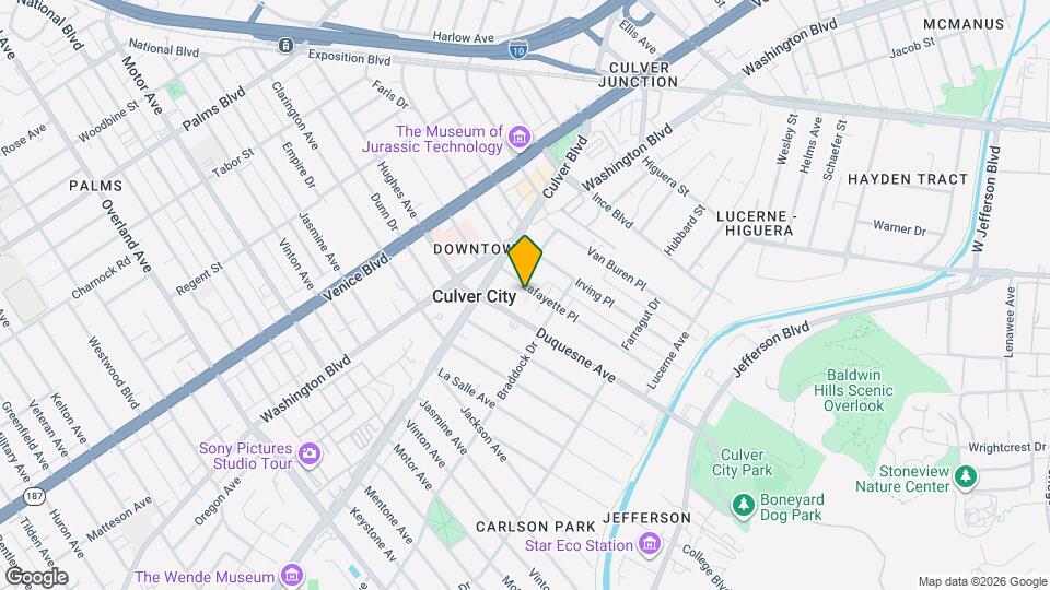 4041 Lafayette Pl, Unit # A Map and Location Details