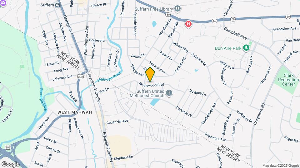 44 Maplewood Blvd Map and Location Details