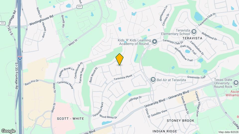 4216 Meadow Vista Ln Map and Location Details