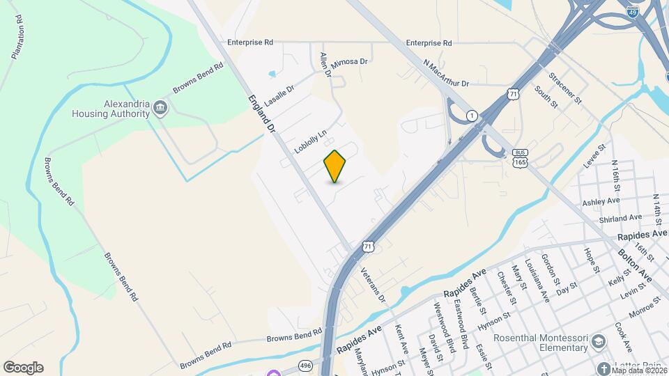 Rapides Senior Living Mapa y Detalles de la Ubicación