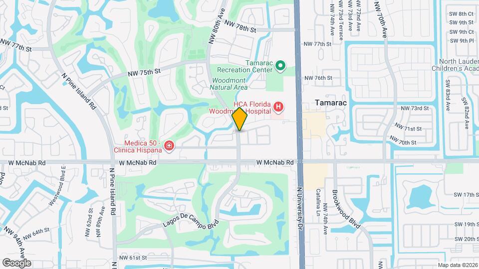 7106 NW 80th Ave, Unit 7106 Map and Location Details