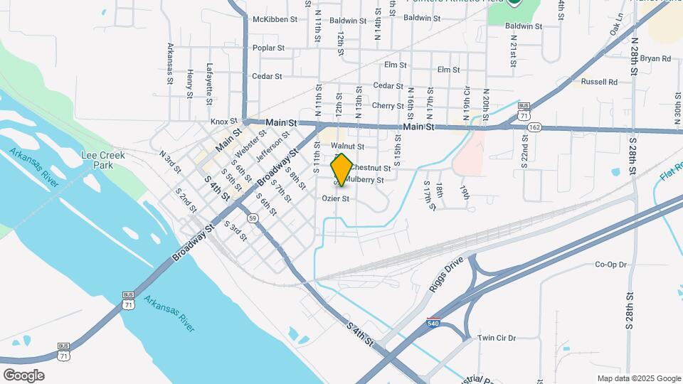 323 S 12th St Map and Location Details