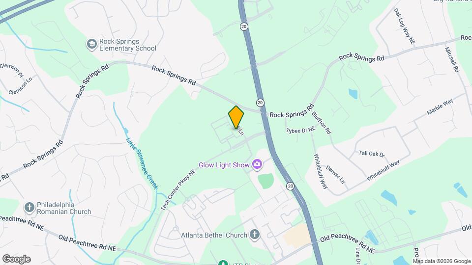 The Infield Lofts Mapa y Detalles de la Ubicación