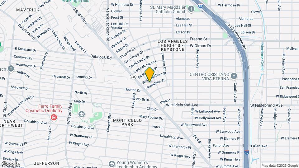 2119 Pasadena St Map and Location Details