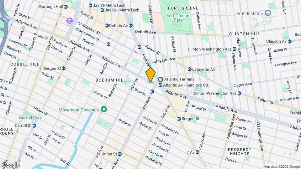 570 Atlantic Ave Map and Location Details