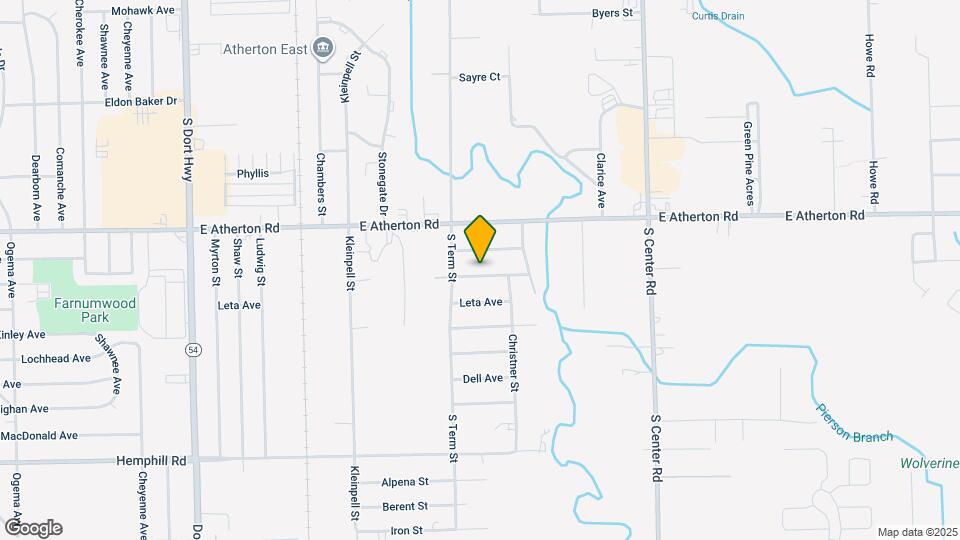 3331 Burroughs Ave Map and Location Details