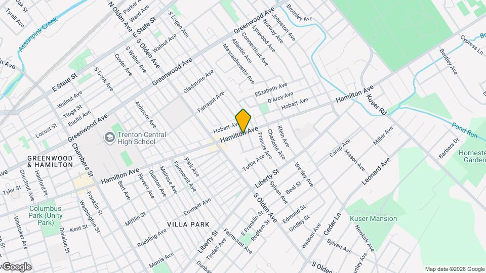 1275 Hamilton Ave Mapa y Detalles de la Ubicación